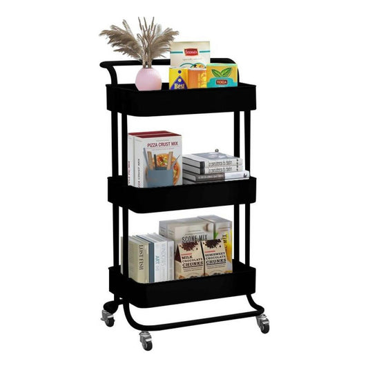 Organizador Cocina Baño Oficina Multiuso De Metal Con Ruedas