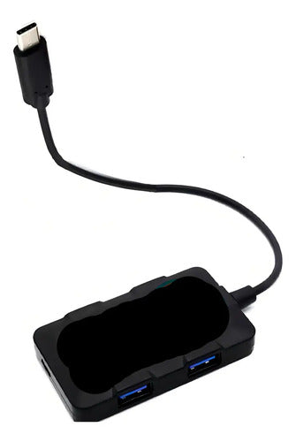 Adaptador Hub Tipo C 4 Puertos 3.1 Alta Velocidad