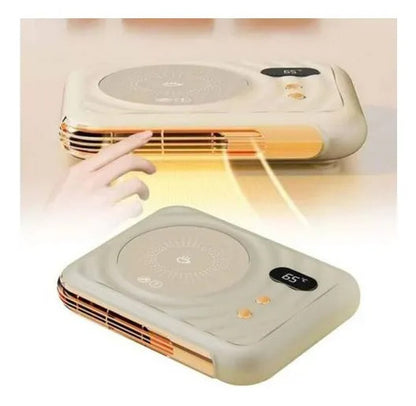 Base Calentadora De Tazas 3 Temperaturas Electrico Termico Beige