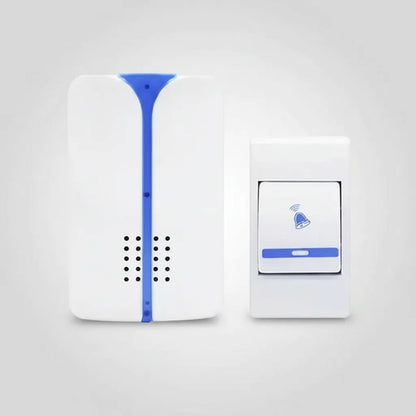 Timbre Anti-interferencia Inalambrico Bateria Alcance 100m Blanco