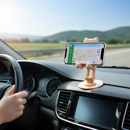 Soporte Celular Animales Mesa Ajustable 360 Escritorio Auto Aleatorio