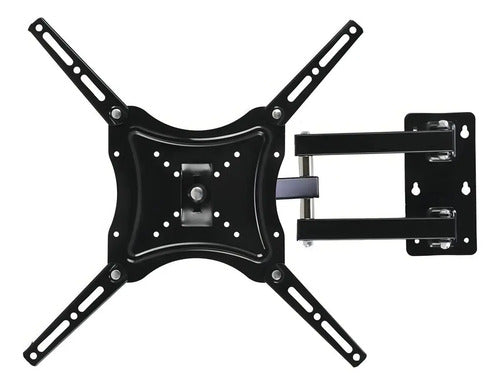 Soporte Tv De Pared Brazo Base Para Tv 14 A 55 Pulgadas 50kg Color Negro