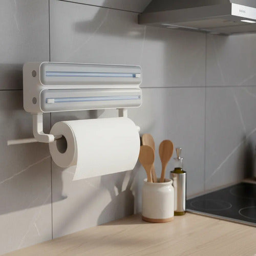 Organizador Porta Rollos Dispensador De Film Papel Aluminio Aleatorio