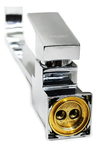 Grifo Mesada Monocomando Chato Canilla  Cocina + Colillas