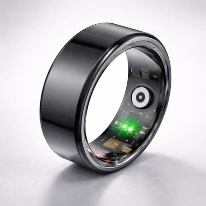 Anillo Inteligente Monitoreo Salud Talle Diez Android Ios 24 Negro 10