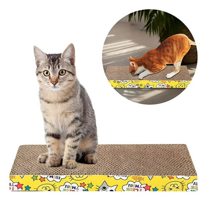 Rascador Gatos Plano Rectangular Corrugado De Carton Varios
