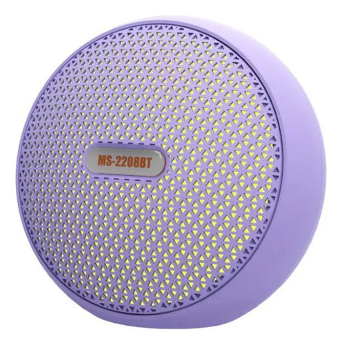 Parlante Bluetooth Portátil Led Rgb Tws Usb Fm 6w Potente Aleatorio