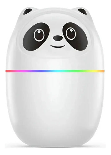 Humidificador Ultrasónico Aromatizador Panda Usb Color Blanco