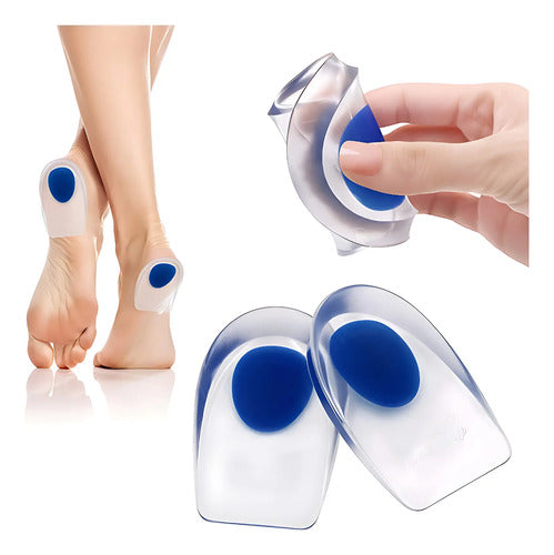 Talonera De Silicona 1 Par Protector Para Talones 35-39 Transparente