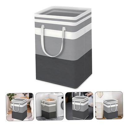Cesto De Ropa Canasto Organizador Plegable 60x40x30 Cm Varios