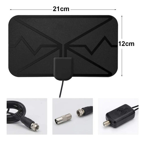 Antenas Interiores Exteriores Tv Digital Señal Booster 30 Db