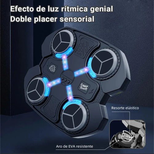 Bolsa De Boxeo Almohadilla Con Luz Y Musica Aleatorio