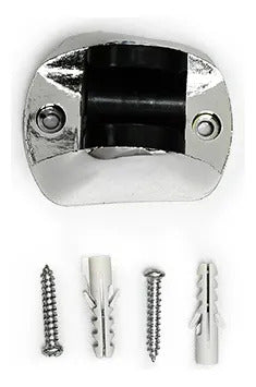 Monocomando Ducha Baño Tubular Mezcladora Manguera Telefono Plateado Brillante