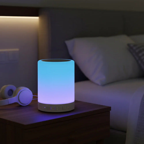 Parlante Bluetooth Táctil Luces Tf Usb Mic Manos Libres Aleatorio