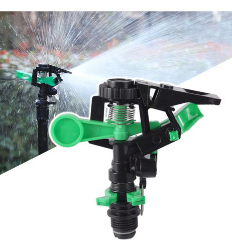 Set X2 Aspersor Regador Rociador Jardin Riego 2 Direcciones
