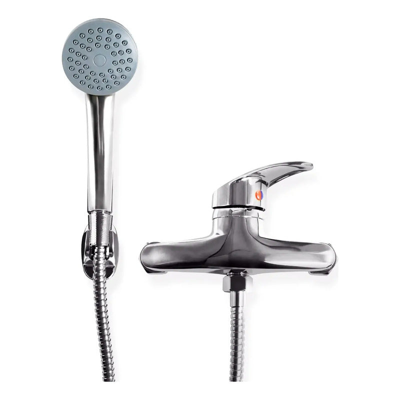 Monocomando Para Ducha Baño Duchero Telefono + Extensible