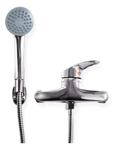 Monocomando Para Ducha Baño Duchero Telefono + Extensible
