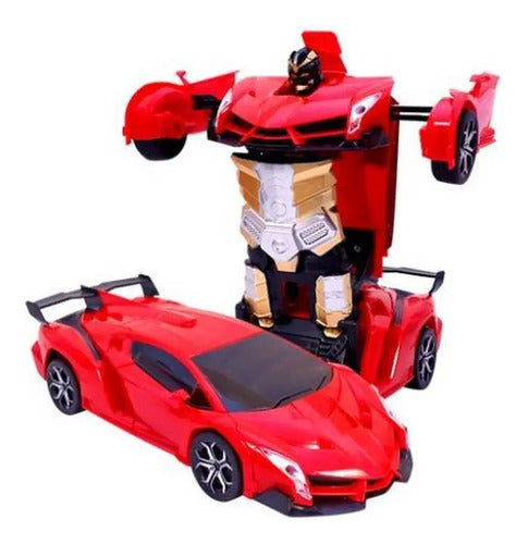 Auto Robot Juguete Transformer Con Control Remoto Aleatorio