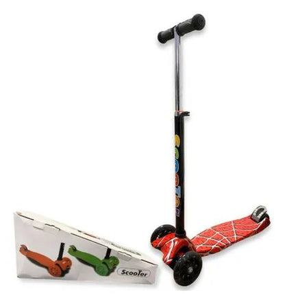 Scooter Infantil 3 Ruedas Luces Altura Regulable 50kg Aleatorio