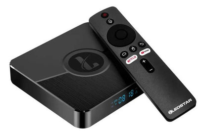 Tv Box Convertidor Smart Tv 4gb 32gb Rom Wifi Android Negro Estándar