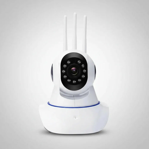 Camaras Vigilancia Robot Wifi Inteligentes Apps Tuya Android Blanco