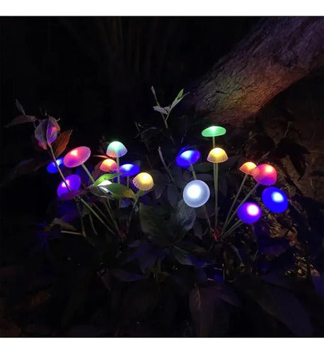 Set X8 Luces Solares Led Jardin Estaca Lampara Exterior Rgb Rgb