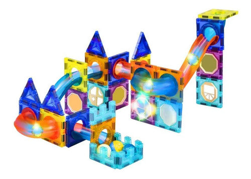 Set Bloques Magnéticos X75 Piezas Construcción Infantil Pack 75