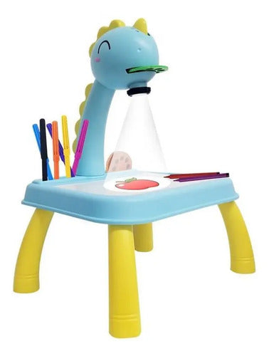 Mesa De Dibujo Infantil C/ Proyector Luz Música Y Accesorios