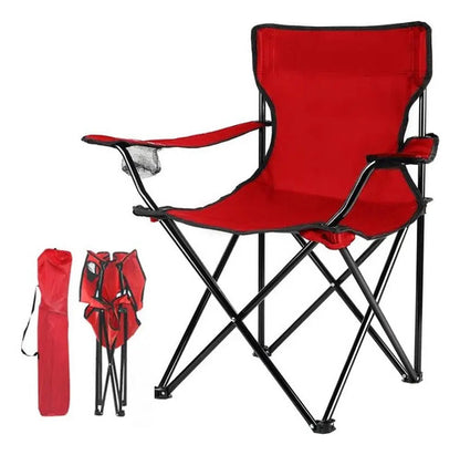 Carpa Camping 3 A 4 Personas + 3 Sillas Plegables Posabrazos Aleatorio