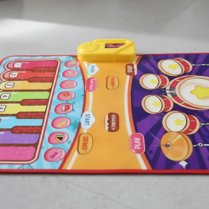Alfombra Musical Interactiva Infantil Piano Plegable 60x75cm