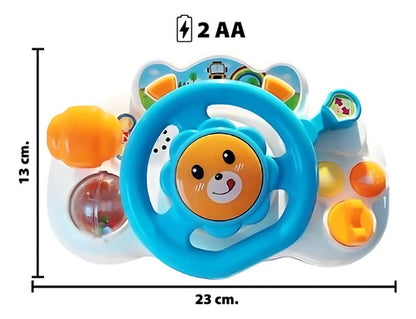 Juguete Infantil Interactivo Volante Musical Y Luces Niños