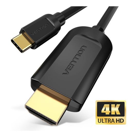 Cable Hdmi A Usb C Tipo C 4k Hd 1.5m Negro