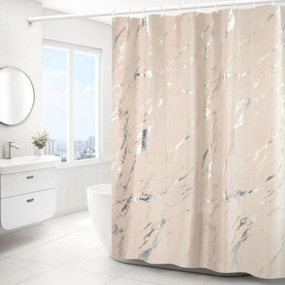 Cortina De Baño Para Ducha Diseño Marmol 180x180cm