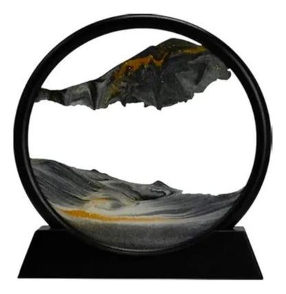 Adorno Arena Flotante Movediza Decoracion Circular 19,5x18cm Varios