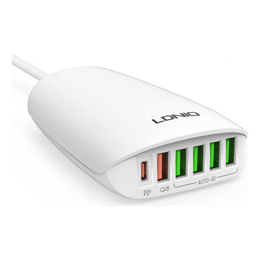 Cargador Pared Usb + Usb Tipo C Carga Super Rapida 65w