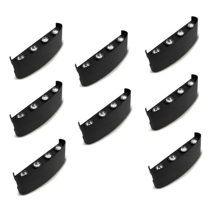 Set X8 Foco Pared Aplique Exterior Lampara Bidireccional