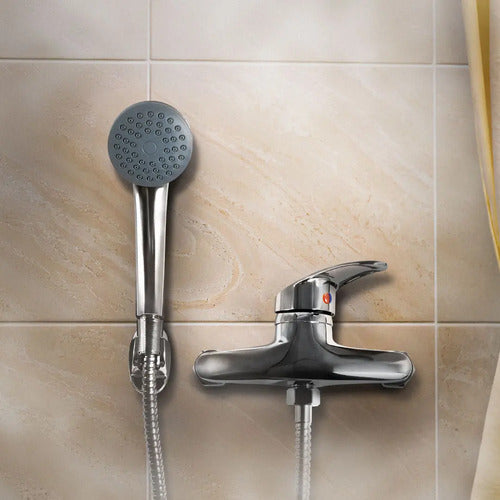 Monocomando Para Ducha Baño Duchero Telefono + Extensible