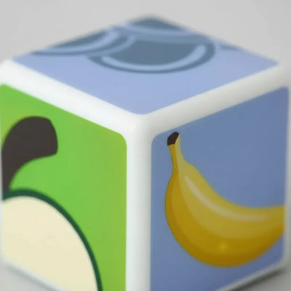 Bloques Cubos Magnéticos Frutas 4 Piezas Cubos Didácticos 4 Sin Personaje