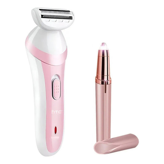 Afeitadora Depiladora Inalambrica + Lapiz Perfilador Cejas