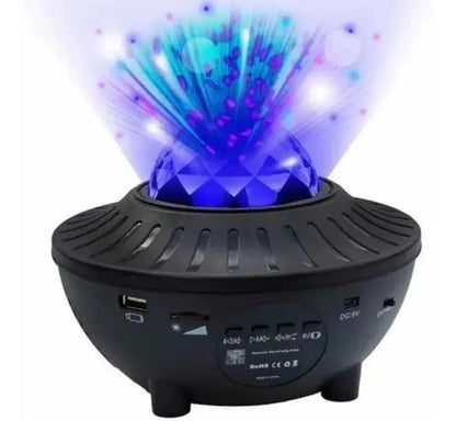 Proyector Led Universo Estrellas Galaxia Bluetooth Parlante Negro