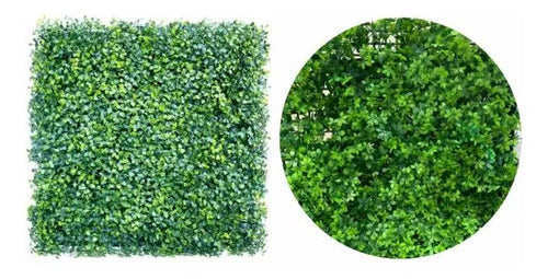 Panel Muro Artificial Decorativo Hojas Verde Jardin Pared Hojas / Muro Verde Artificial Verde