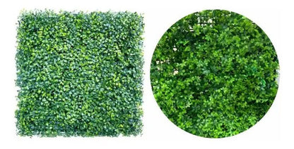 Panel Muro Artificial Decorativo Hojas Verde Jardin Pared Hojas / Muro Verde Artificial Verde