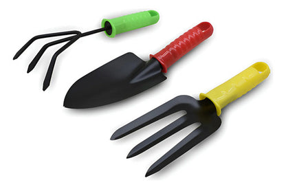 Pack De 3 Herramientas De Jardín Huerta Rastrillo Pala Varios