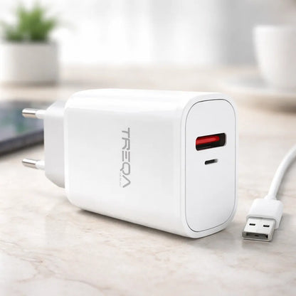 Cargador Rapido 38w Usb Cable 8 Pines Celular Ios Y Tipo C Aleatorio - 4 Colores