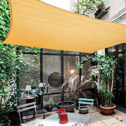 Toldo Malla Media Sombra Rectangular Reforzado 3x4 Metros Beige