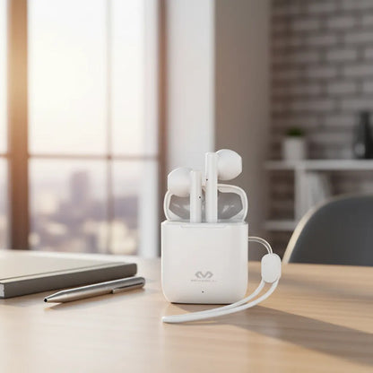Auriculares Inalambricos Bluetooth 5.3 Ios Android Premium Blanco