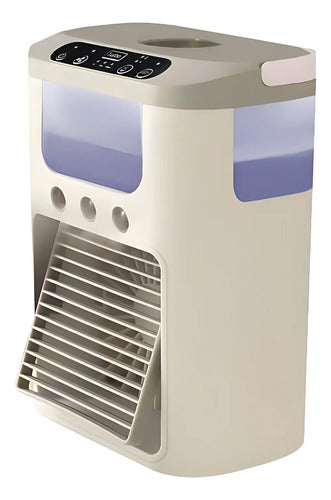 Enfriador Portatil Con Agua Hielo Mini Ventilador Usb Varios