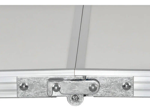 Mesa Plegable Con Asientos Exterior Acero Plastico Camping Blanco