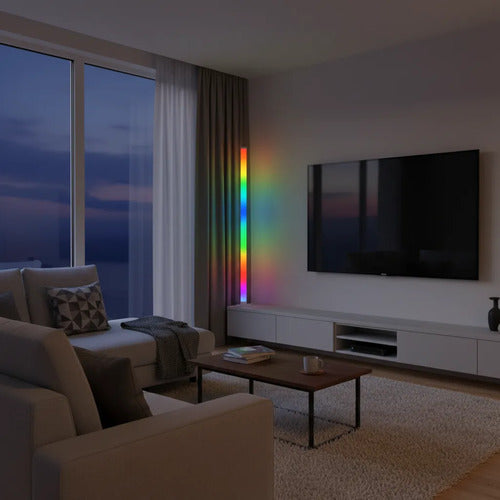 Lámpara Barra Led Rgb Usb Audiorítmica Control Remoto Cinta Multicolor