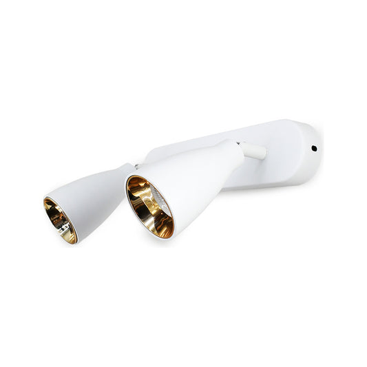 Foco Pared Aplique Exterior Lampara Spot Luminaria 2 Luces